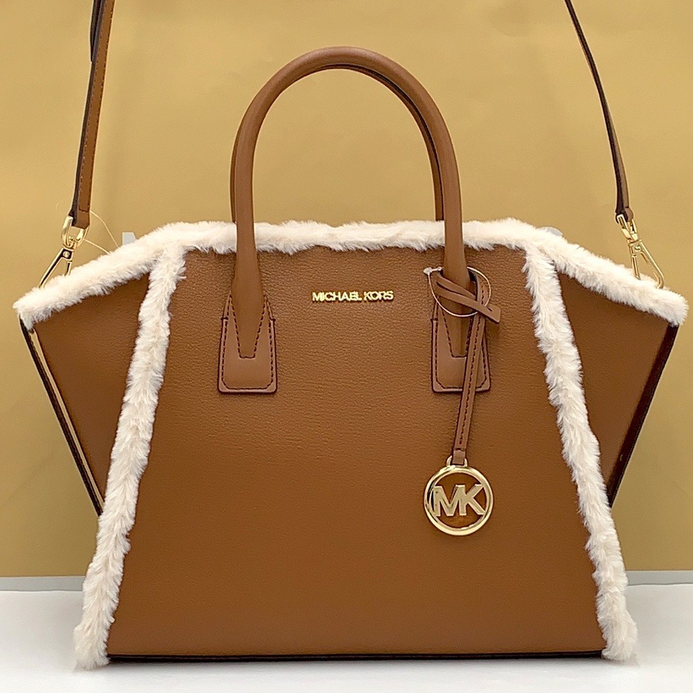 MICHAEL KORS AVRIL LARGE TOP ZIP SATCHEL LUGGAGE - Picture 4 of 16